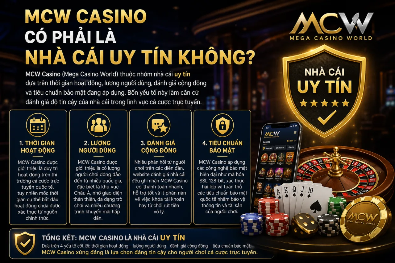 MCW Casino Có Phải Là Nhà Cái Uy Tín Không? MCW Casino Có Phải Là Nhà Cái Uy Tín Không?